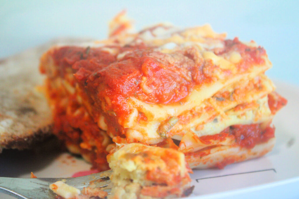 Vegan Cheesy Vegetable Lasagna