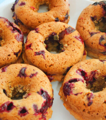 Best Vegan Blueberry Donuts