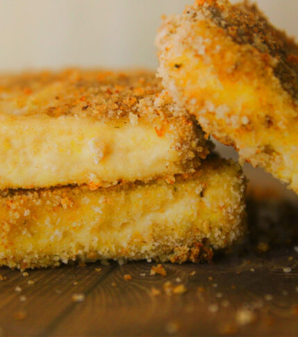 Homemade Vegan Breaded Turkyless Cutlets