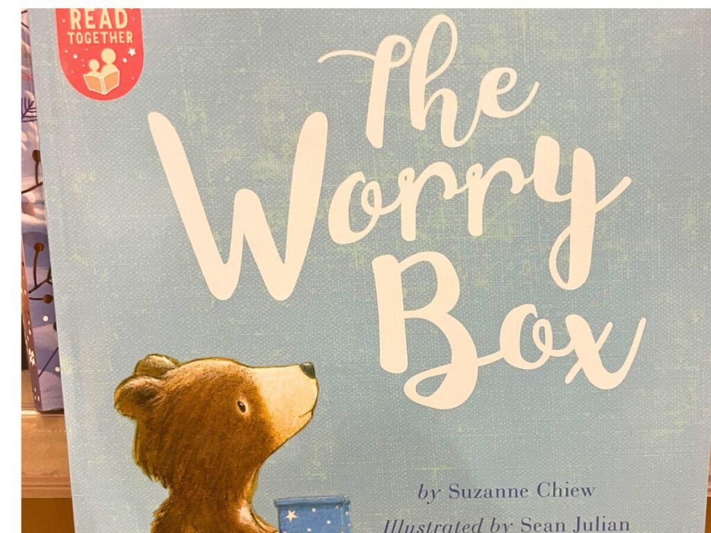 The Worry Box children's book featured in Messy Little Readers library.
