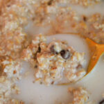 Chocolate Chip Cookie Dough Vegan Steel Cut Overnight Oats