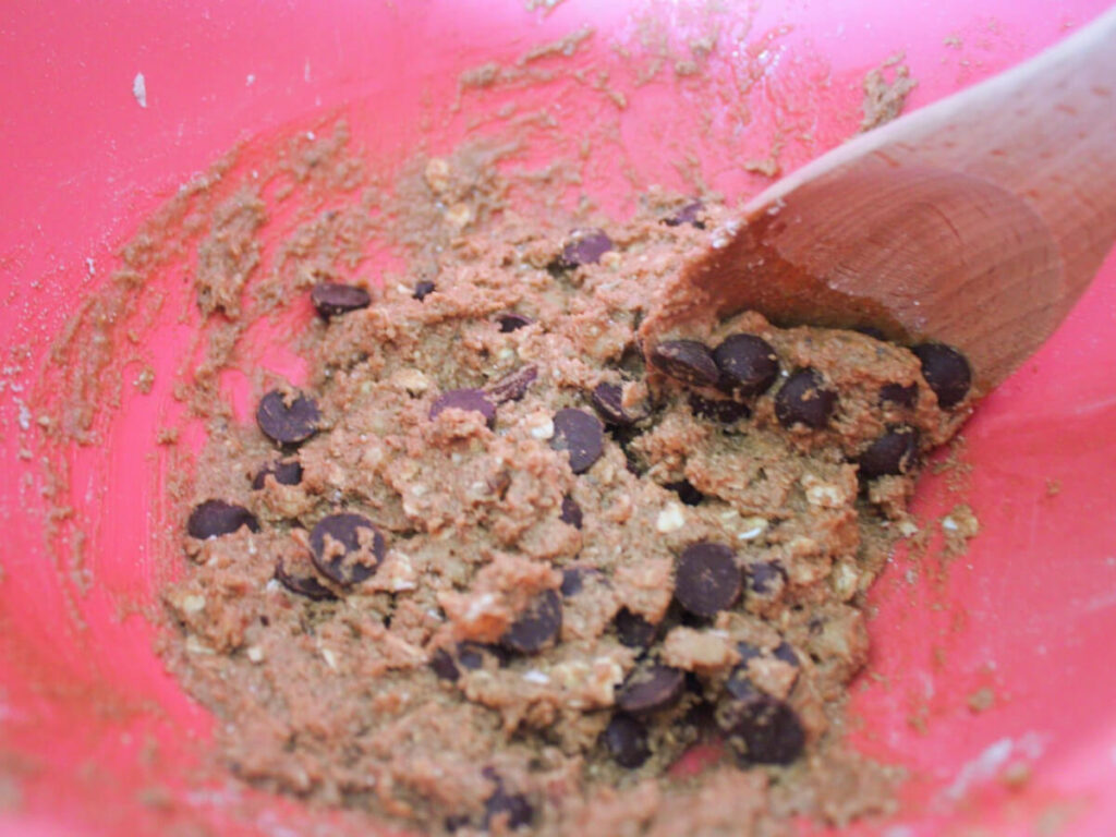Yummiest Vegan Oatmeal Cookie Recipe Ever! chocolate chips