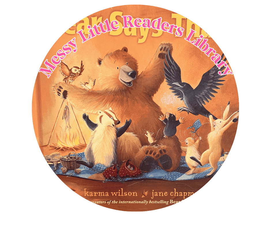 Bear Says Thanks children’s book about sharing food and bringing familiar dishes to the table