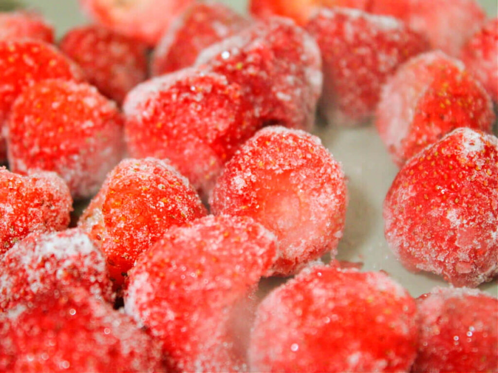 easiest strawberry Jam Recipe  frozen strawberries 