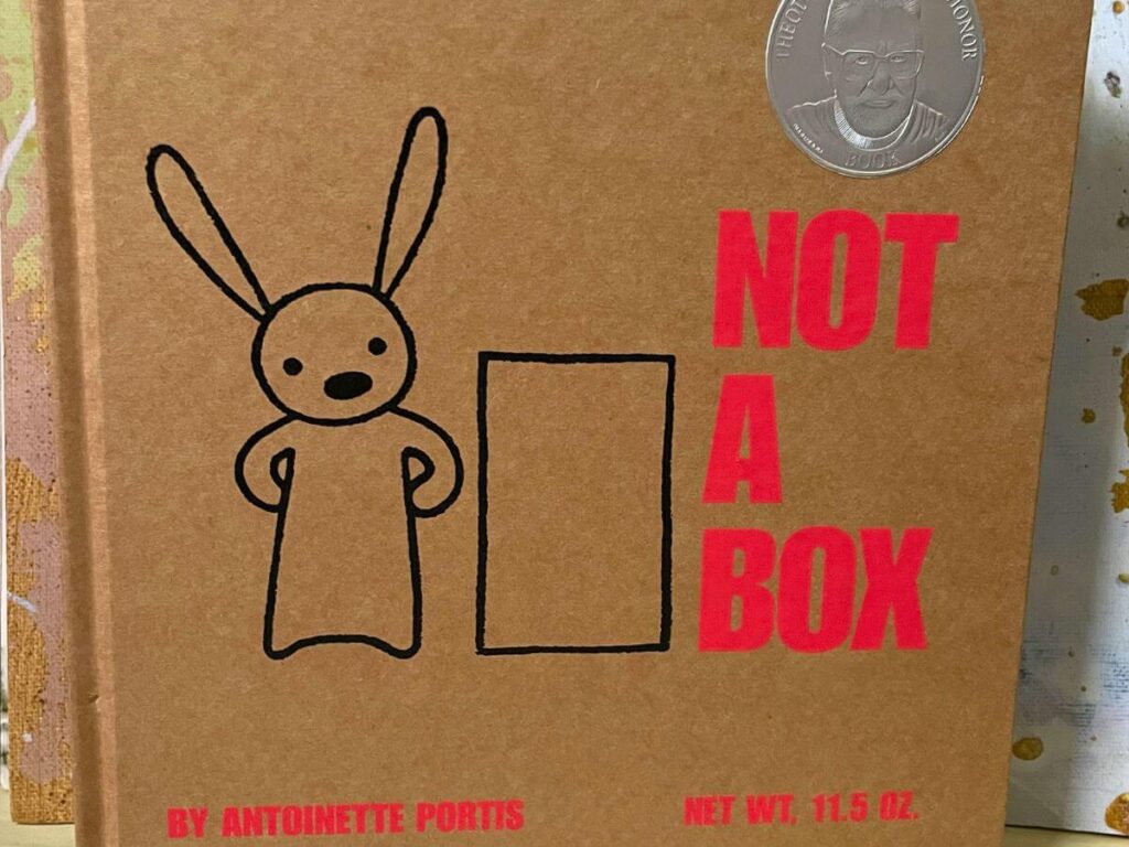 Not a Box children's book in the Messy Little Readers Food Exploration section