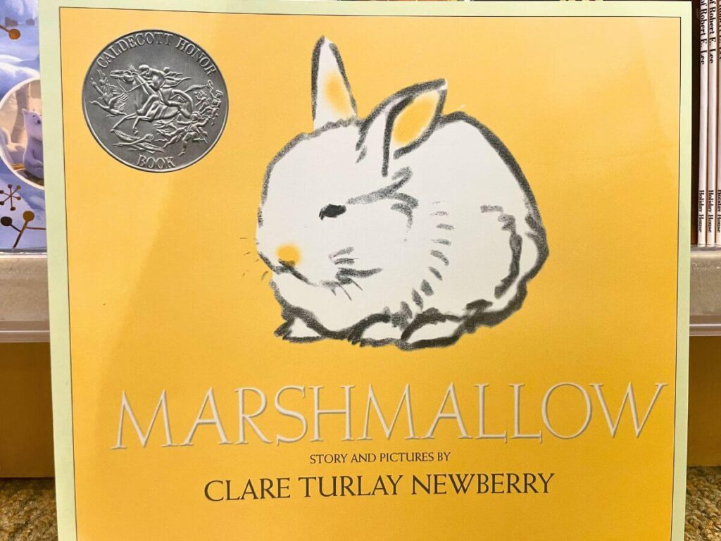 Marshmallow by Clare Turlay Newberry library book thumbnail