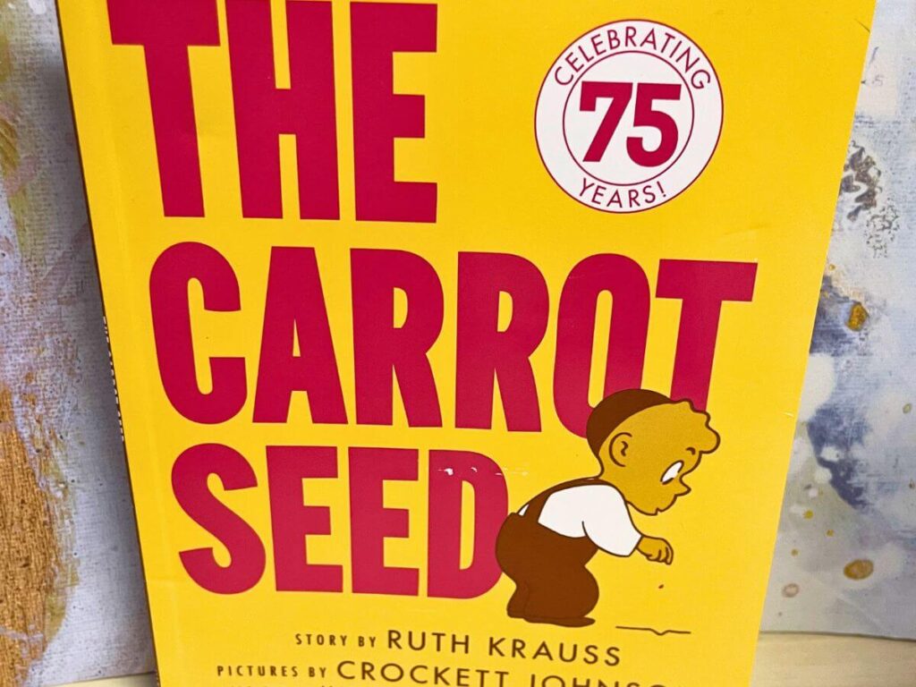 The Carrot Seed by Ruth Krauss children's book library thumbnail